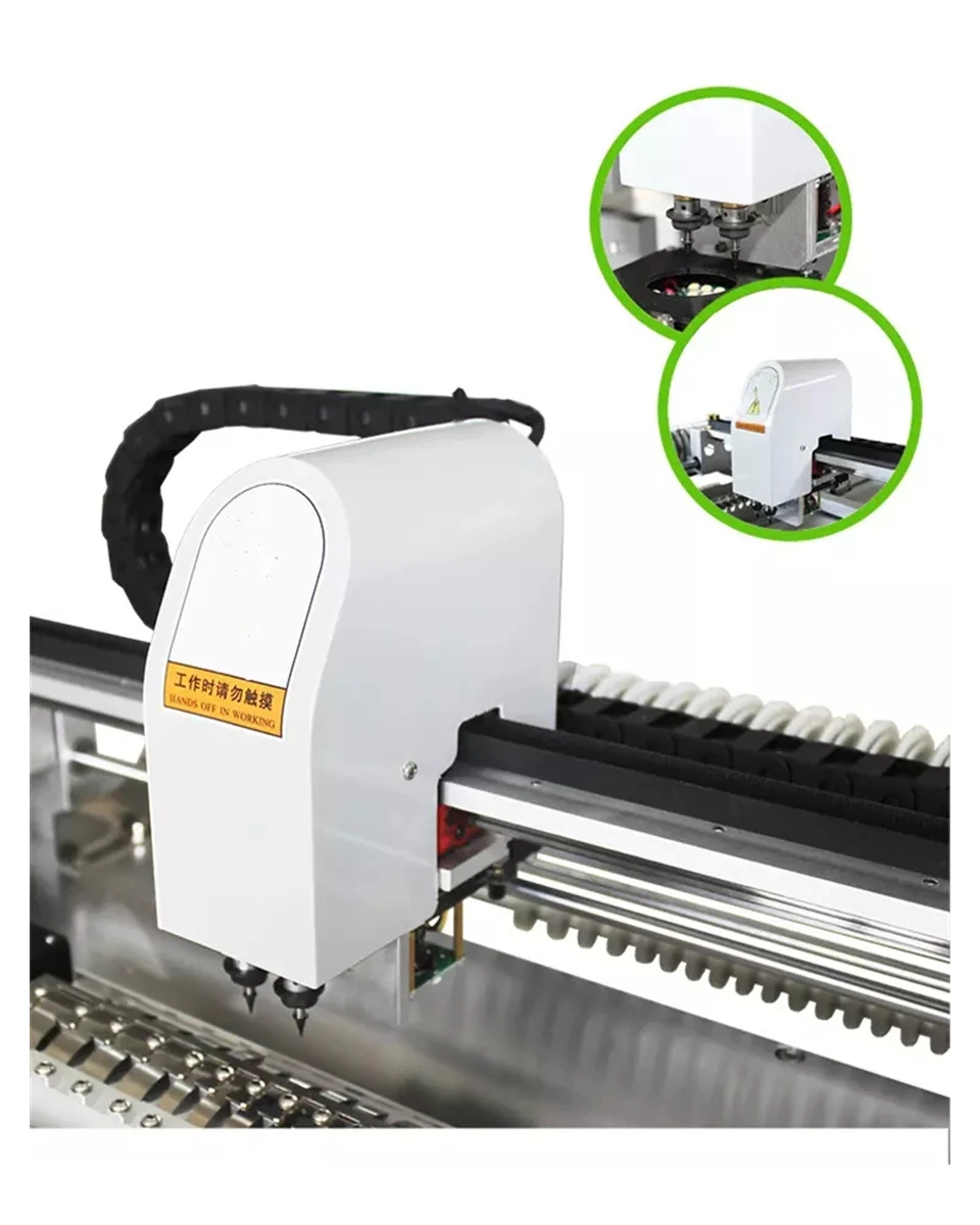 

Electronic Smt Great Precision LED Prodution Line Smt Pick and Place Machine TVM802A BGA Machine