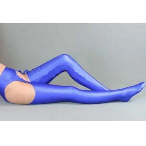 Новинка сексуальные длинные чулки с открытой промежностью для взрослых на