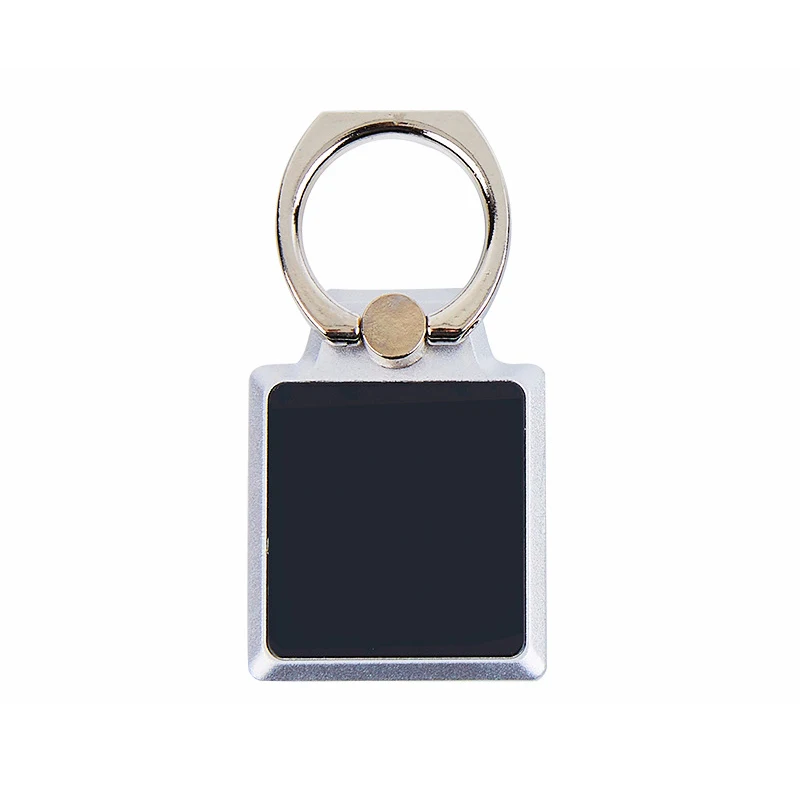 02 Square silver Вращающееся на 360 г. Магнитное кольцо-крючок, анти-падение, держатель для телефона, подставка для телефона, кольцо на палец, автомобильная подставка для IPhone X, для huawei - Цвет: 02 Square silver