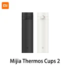 Оригинальная чашка для воды Xiaomi 2 480 мл, термос сохраняющий теплохолодную чашку, портативная дорожная чашка с замком из нержавеющей стали 316L, дизайн с одной ручкой