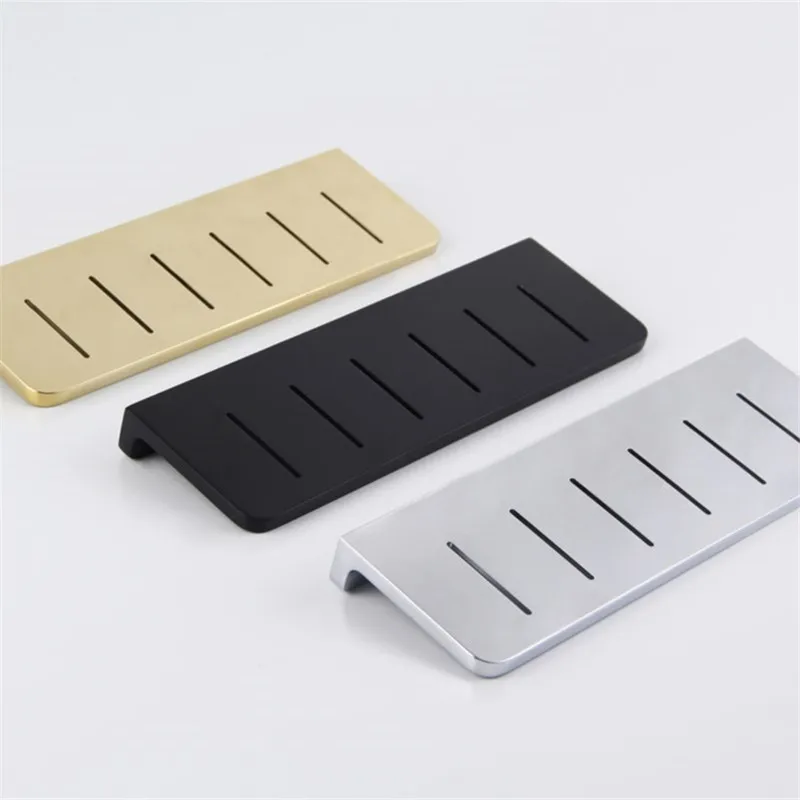 

Bathroom Shelves Solid Brass Shower Storage Rack Square Bathroom Rack 30cm Lenghth Cosmetic Shampoo Shelf Brushed Gold/Chrome