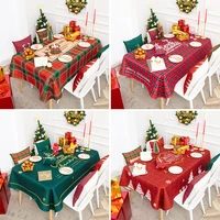 rectangular christmas tablecloths decor dining table cover new years tablecloth for table christmas decorations table cloth 1pc
