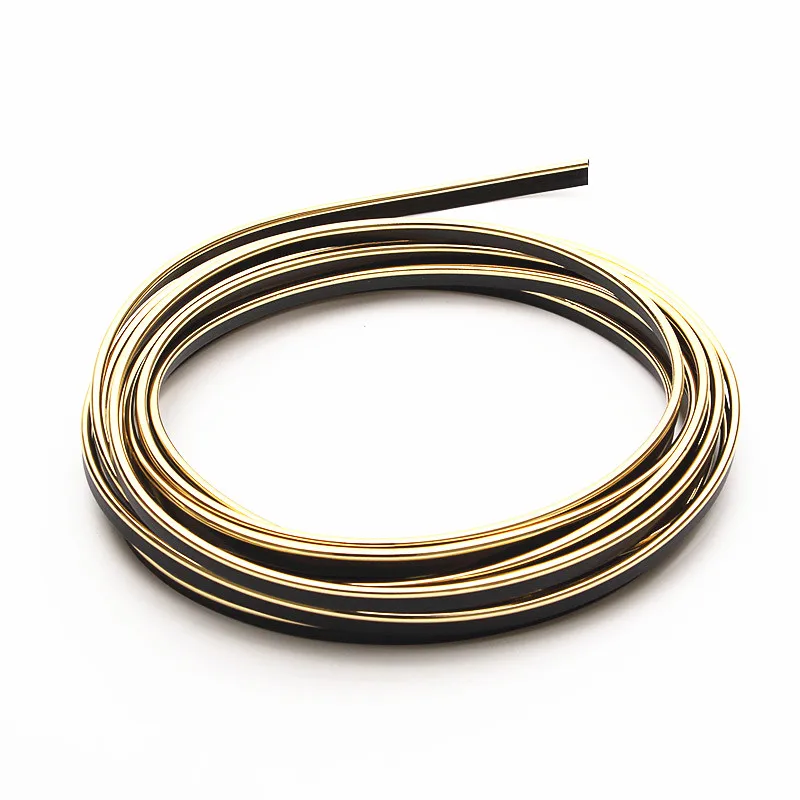 5 м Стайлинг автомобиля Универсальный DIY гибкий интерьерный Декор молдинг