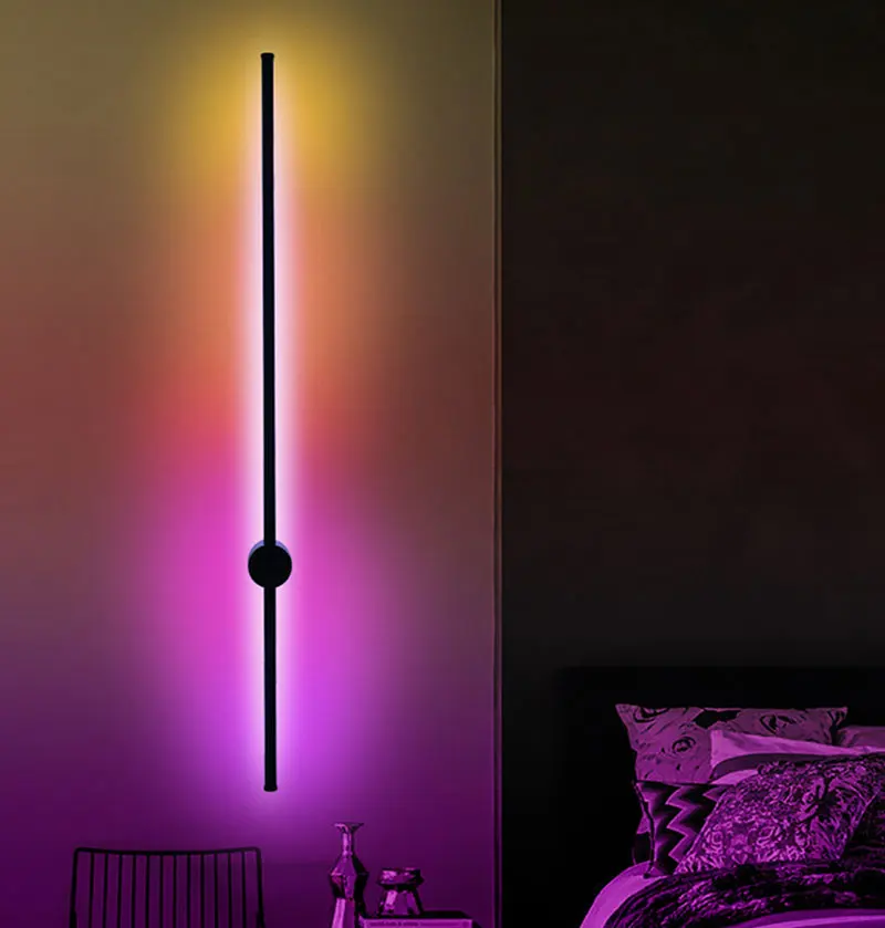 

Индивидуальный простой креативный светильник в скандинавском стиле для спальни, современный фон для гостиной, настенный светильник для ле...