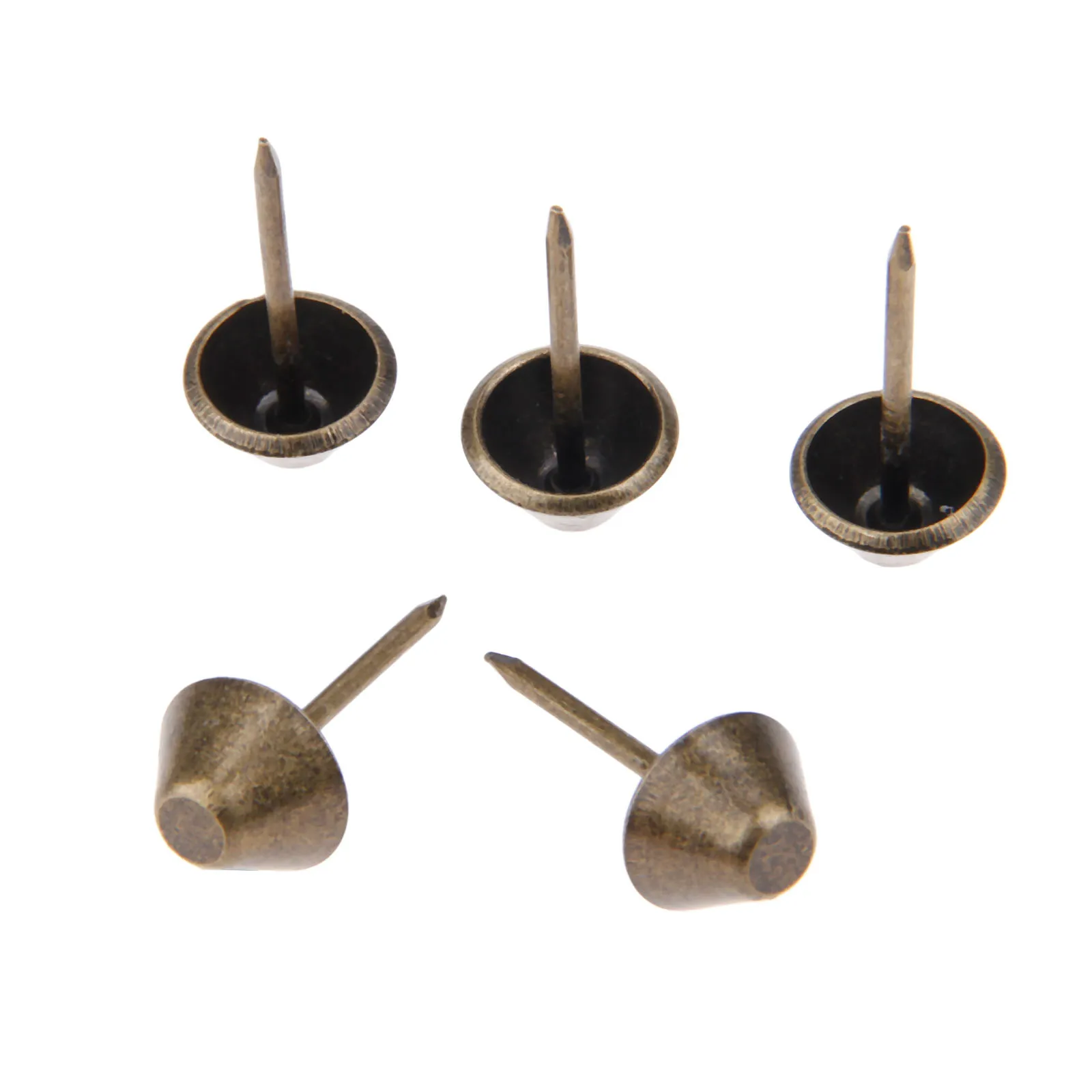 Плоские Шпильки для дивана 50 шт. шпильки античная бронза железная винтажная