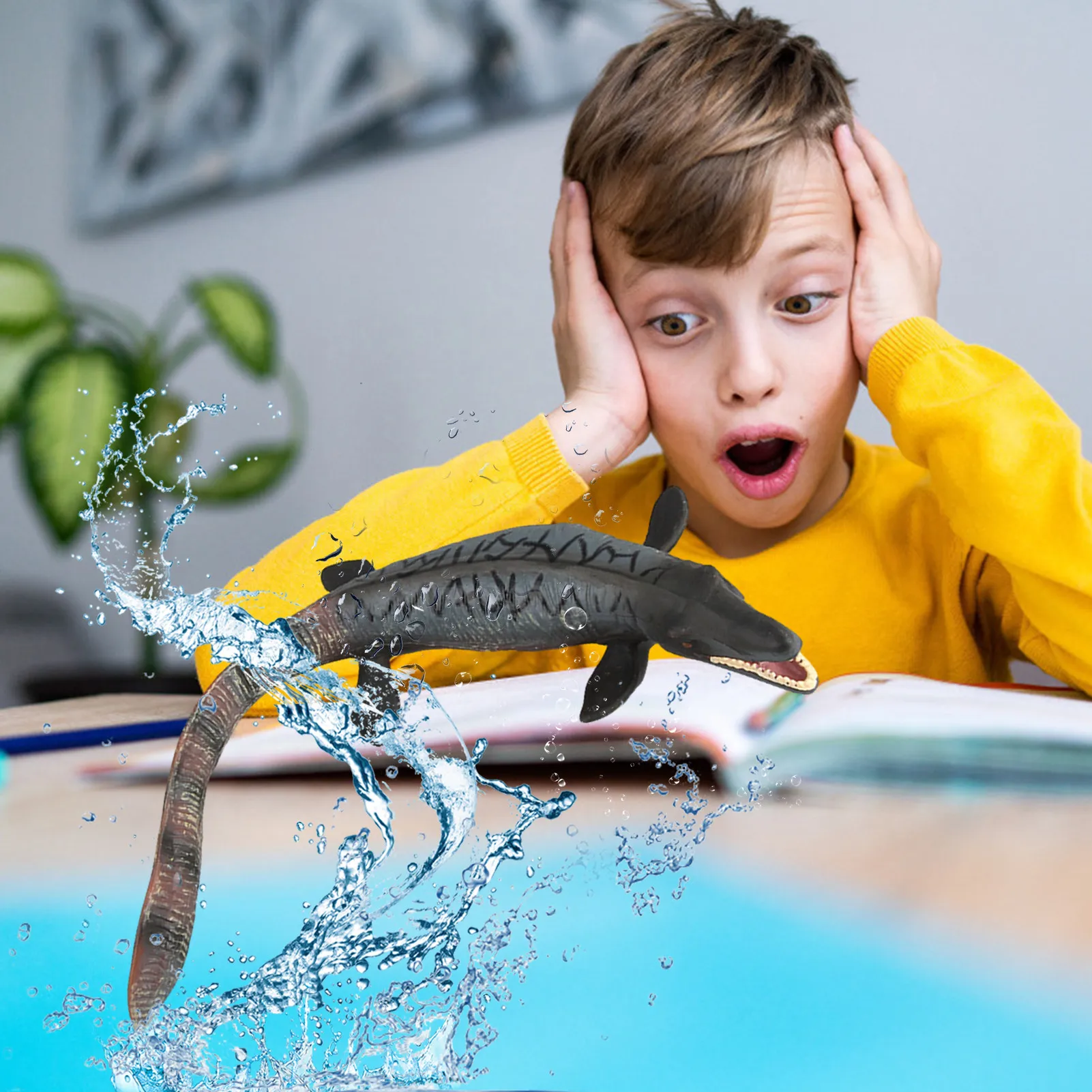 

Jurassic Dinosaur Model Toys Ancient Prehistoric Marine Life Model Children's Educational Toy kindness