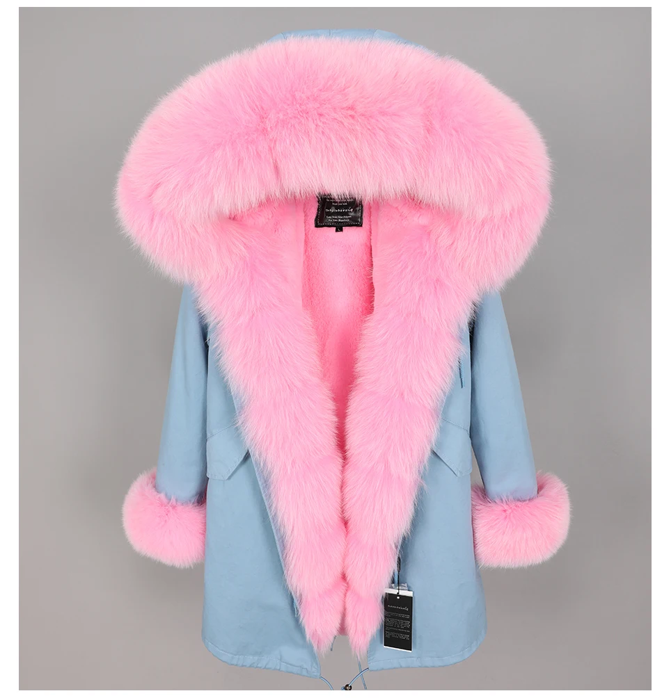 Женская зимняя одежда новая искусственная меховая подкладка парка негабаритных