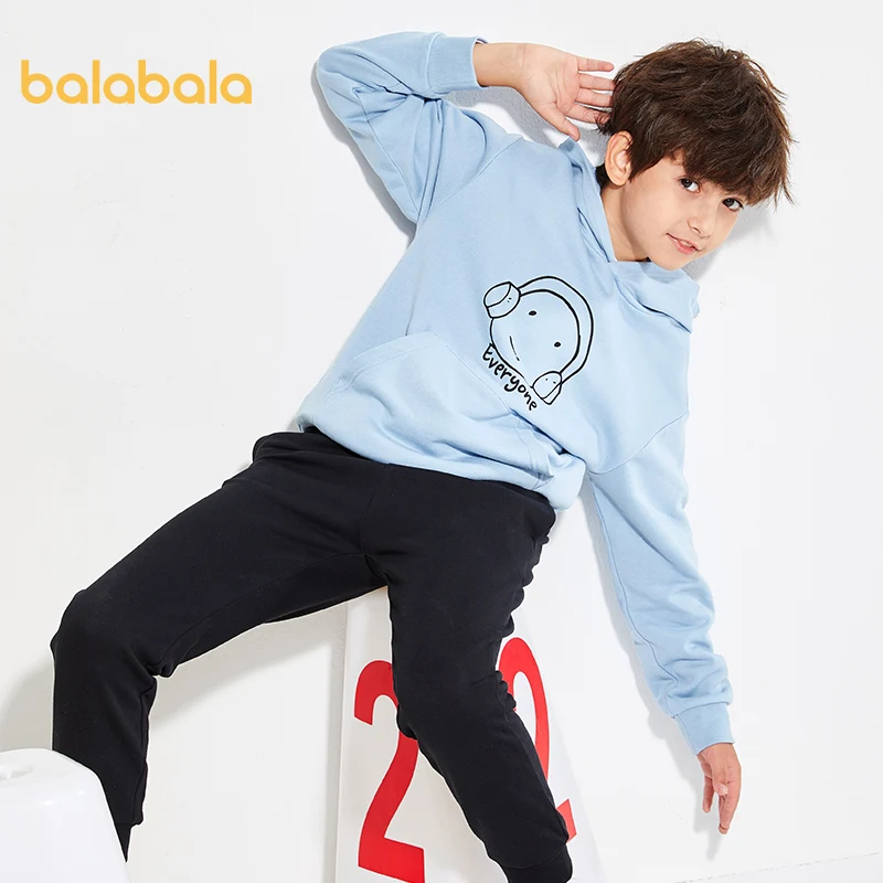 Balabala/детская одежда Спортивный костюм для мальчиков Весна 2020 Новый из двух