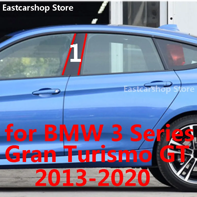 

For BMW 3 Series Gran Turismo F34 2014-2020 Car Door Window Middle Column Trim B C Pillar Strip Protective Stickers Accessories