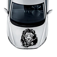 lion car stickers funny vinyl decal for rearview mirror cars head engine cover windows decoration removable