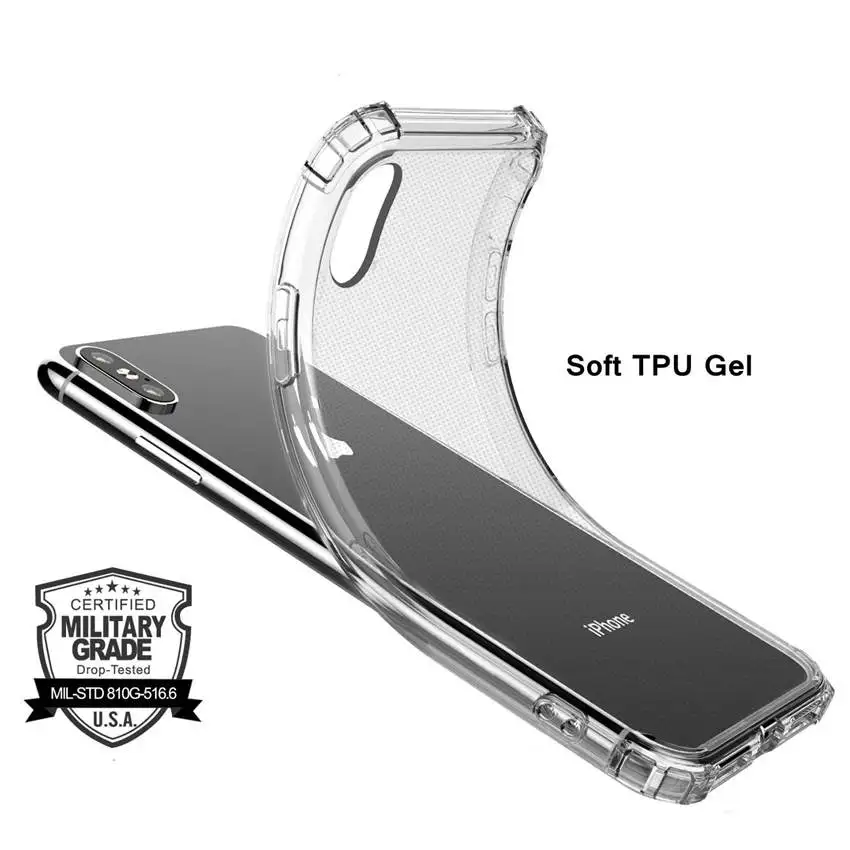 Защитный чехол HD из мягкого ТПУ для Iphone Xs Max Xr 7 8 Plus 6 6s | Чехлы