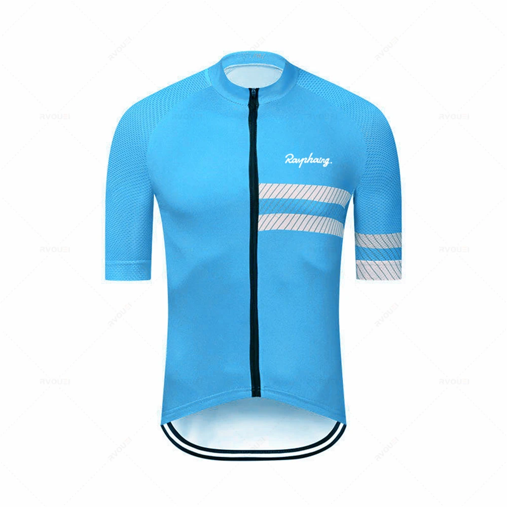 Men's Clothes Wear Better Raphaing Rainbow Team Areo Cycling Jersey Short Sleeve Bicycle Summer MTB Road Bike Shirt | Спорт и