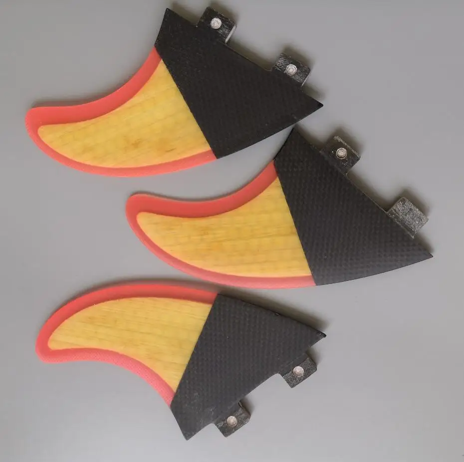 

FCS base Bamboo core surf fin G5 surboard fins fiberglass M5 surf fin 3pcs/set