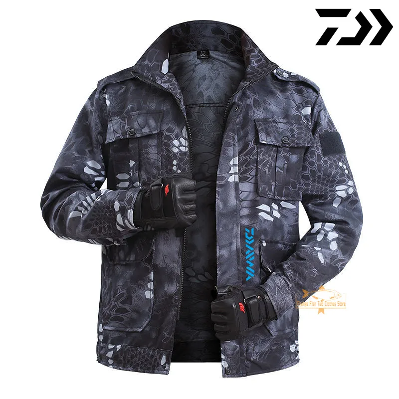 Daiwa Suit For Fishing Clothing Tactical Camouflage Clothes Windproof Durable Thermal Outdoor Wear 5XL | Спорт и развлечения