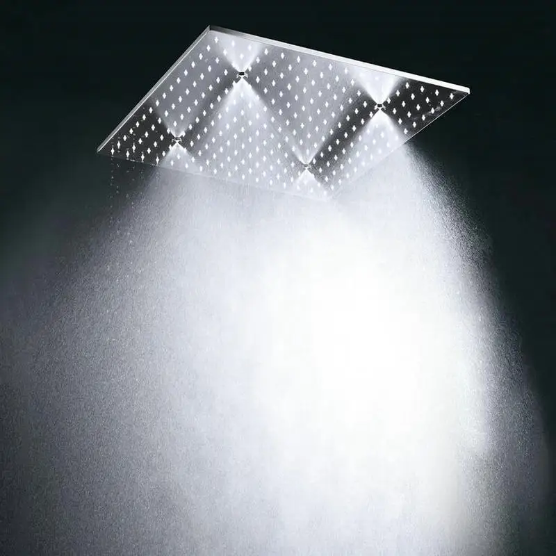 20-дюймовая большая Лейка для душа термостатический смеситель с шестью боковыми