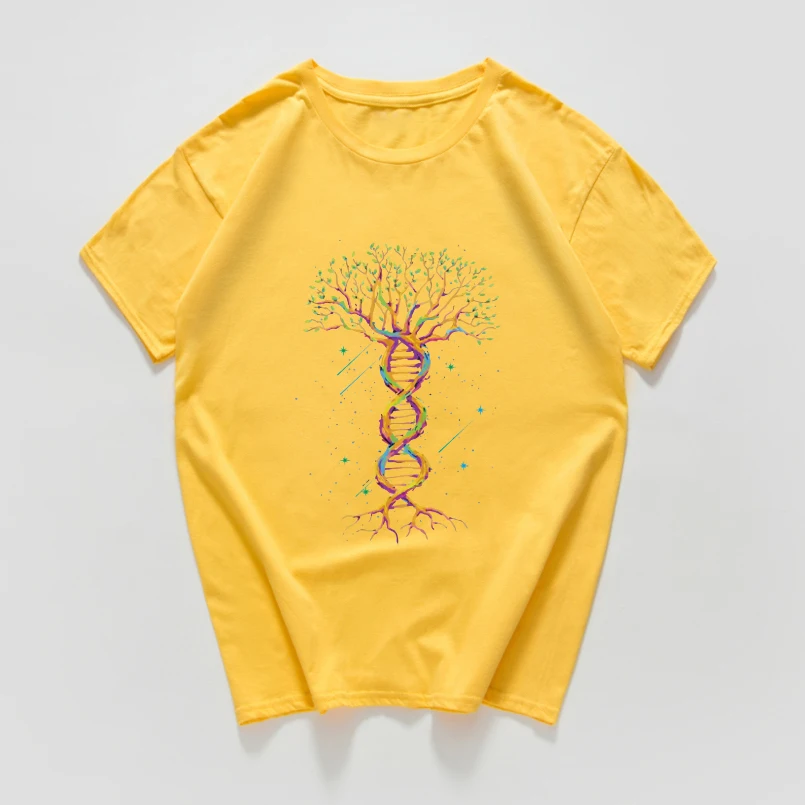 Geek Gene tree, новинка, саркастическая забавная футболка для мужчин, научная химия, биология, география, уличная футболка классная футболка, homme