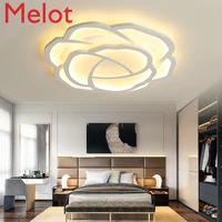 high end luxury lamps led ceiling lamp creative and cozy romantic fashion modern simple rose bedroom lighting