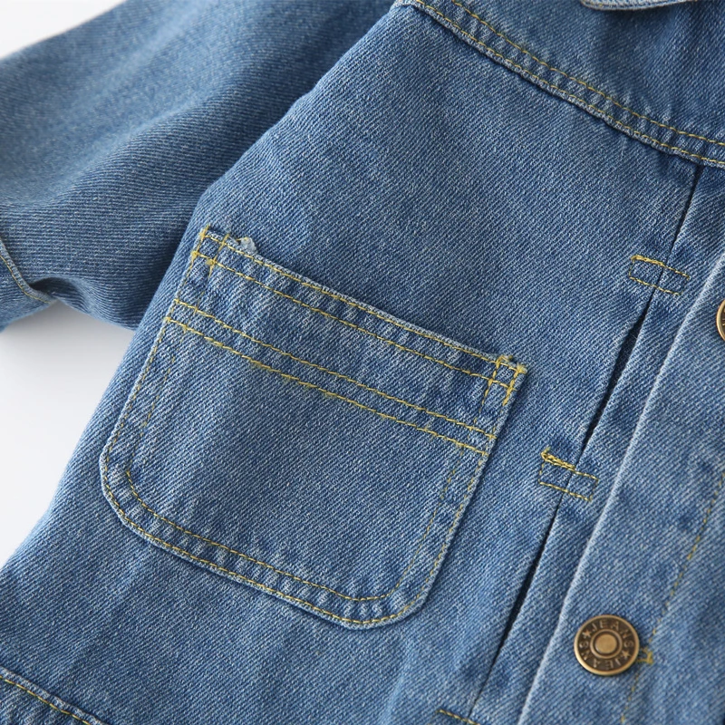 Джинсовая куртка DIMUSI для мальчиков хлопковая верхняя одежда топ из денима детей