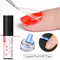 meet across peel off nail art latex liquid with tweezers cuticle nail skin protector nail polish nail art latex