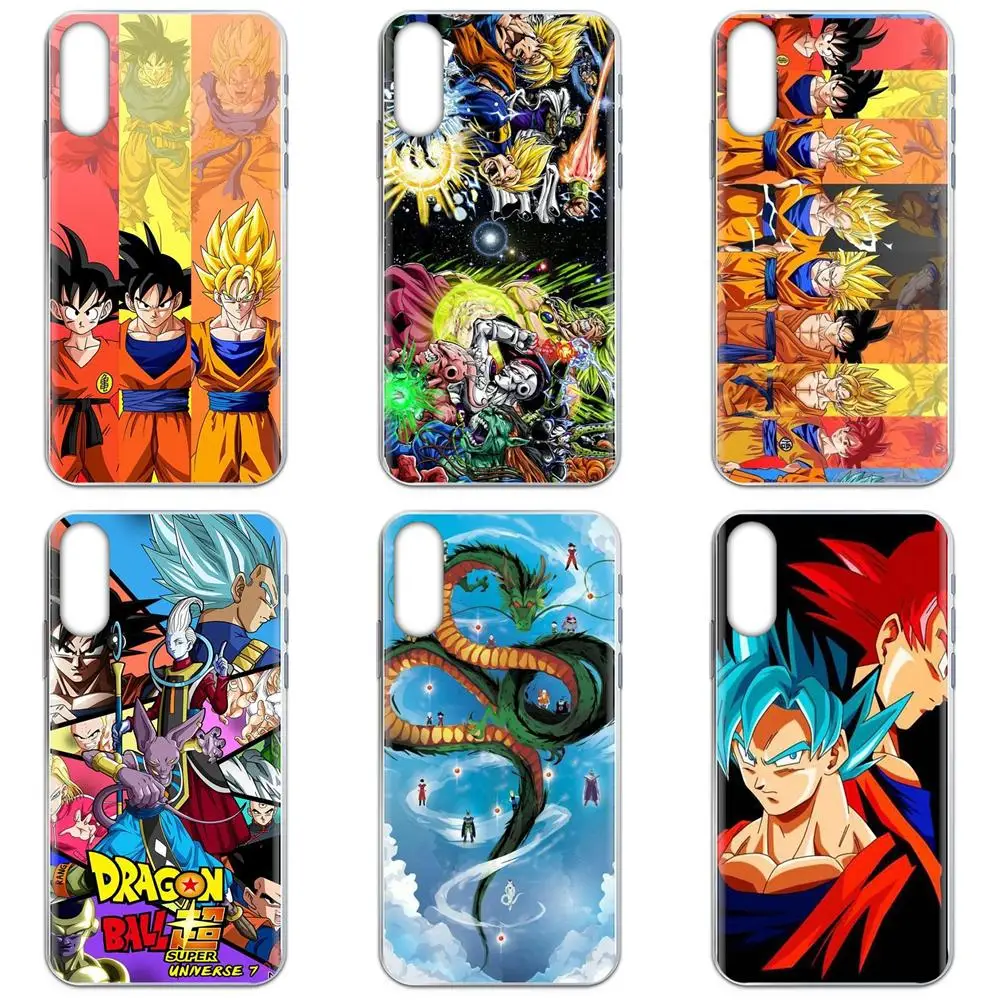 Чехол для телефона из ТПУ супер Гоку комикс Радуга iPhone 11 Pro Max Plus X XS XR 8 7 6S SE 4S 5 5C 5S 2020