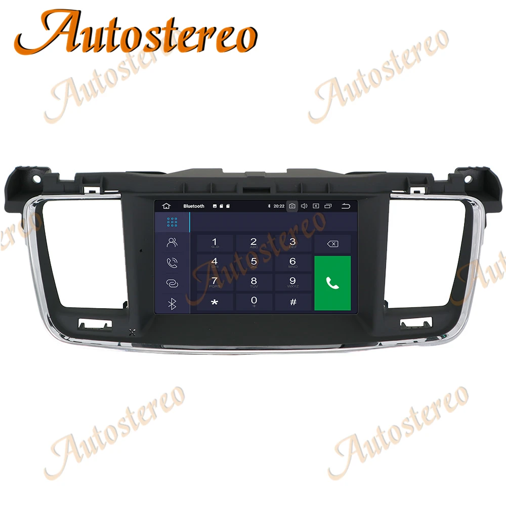 Android 10 0 4G + 64G Автомобильный gps навигатор для PEUGEOT 508 2011 2017 мультимедийный плеер Авто