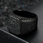 Классические мужские кольца в скандинавском стиле ретро кольца с микрозакрепкой из циркония байкерское мужское кольцо с вышивкой черное турецкое ювелирное изделие