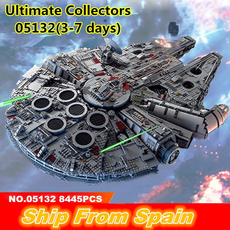 Конструктор lepinblocks, 05132, 05027, Millennium starwars, сокол, король, разрушитель, Звездный план, войны, строительные блоки, 75192, 75105, кирпичи, игрушки