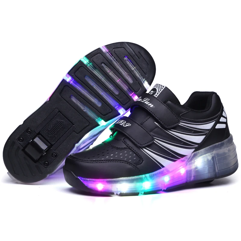 

Luminous Sneakers with Backlight One Wheel Led Light Roller Skate Shoes for Children Children Shoes Glowing Sneakers with Wheels