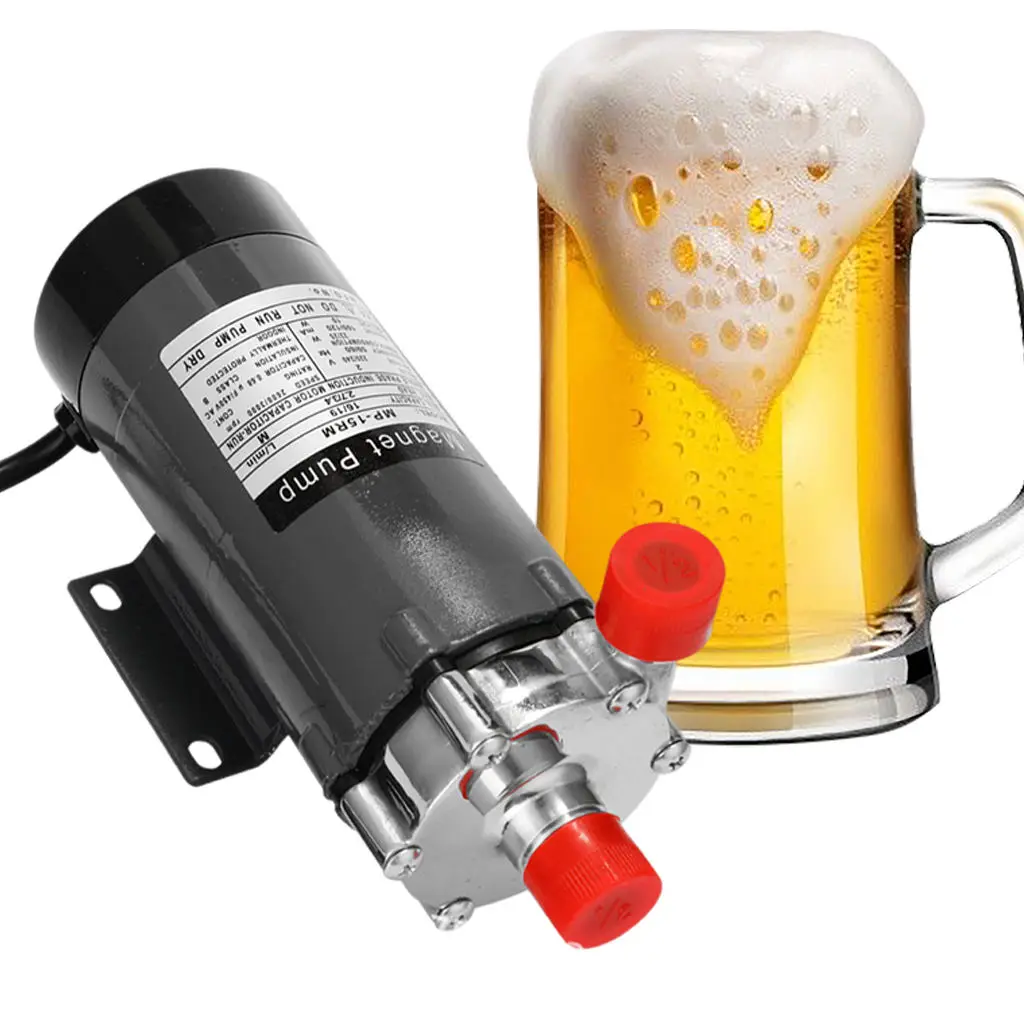 

Magnetic Alcohol Beer Machine Pump Stainless Steel 220V Plug-UK, Advanced High Temperature Resistance System Pump