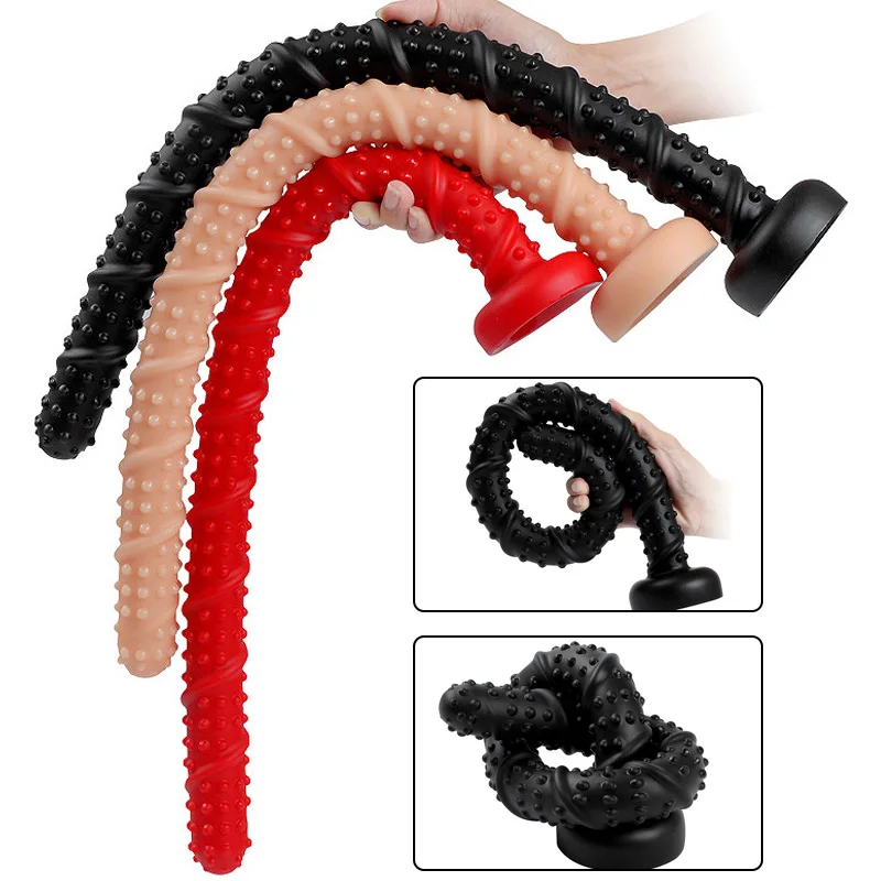 55 см очень длинная Анальная пробка большой фаллоимитатор массажер для взрослых