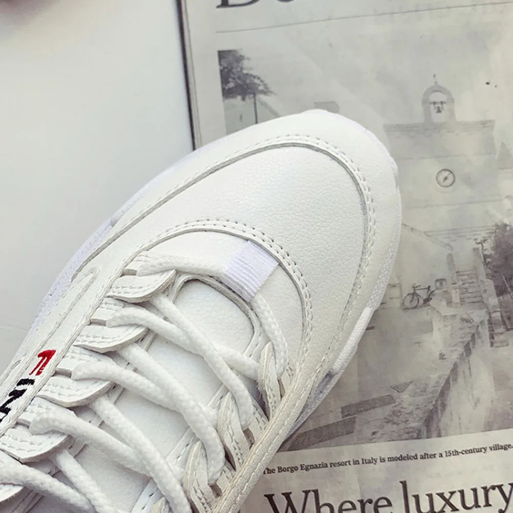 Женские кроссовки на танкетке удобная повседневная обувь массивной платформе