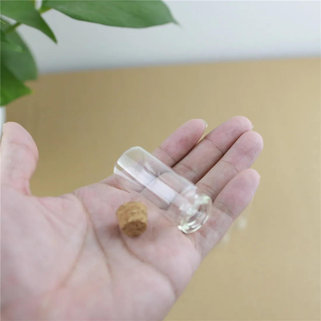 

24pieces 22*50mm 10ml Small Glass Bottles Test Tube Stopper Tiny Storage Empty Glass Jars Mini Corks Bottle Wedding Gift