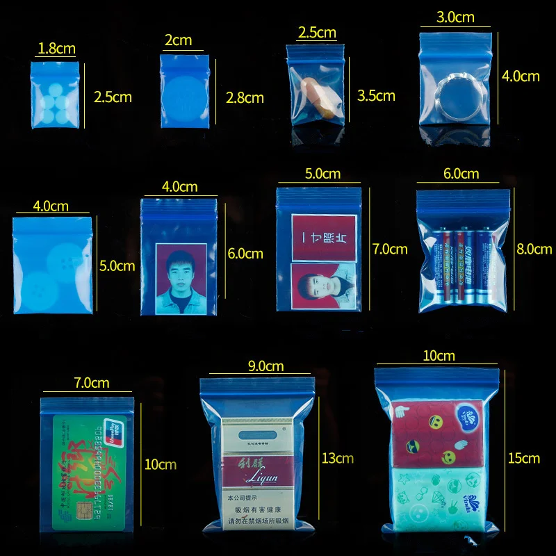 100 шт. мешок табака Пластик Герметическая Упаковка Чехол сумка для хранения