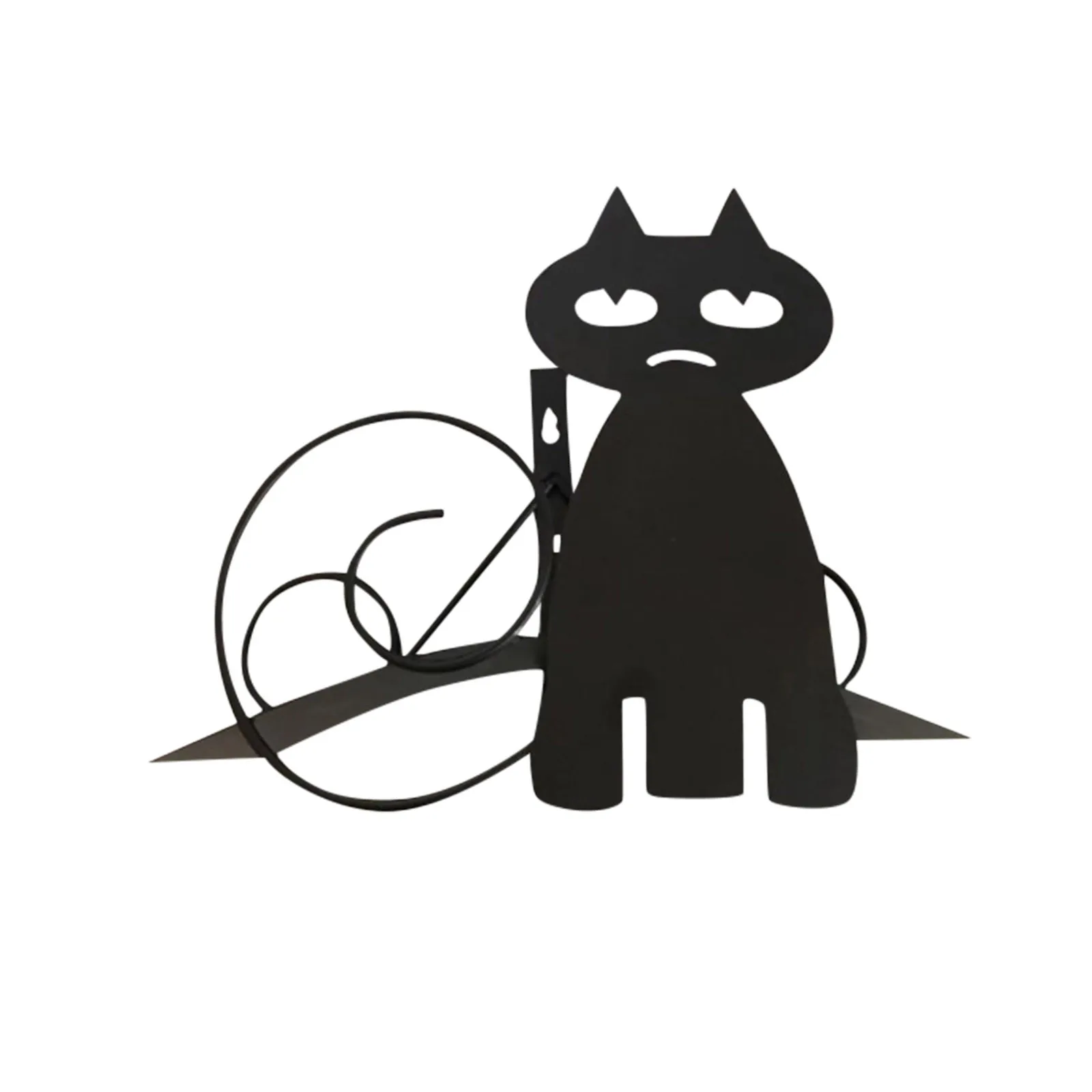 

Tidy Universal Hanger Durable Cat Shape Storage Rack Wall Mounted Outdoor Garden Hose Holder Retro Lawn Water Pipe Black #763