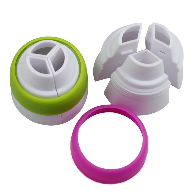 Инструмент для выпечки 3 отверстие цвета кондитерский мешок крема сумка converterPiping