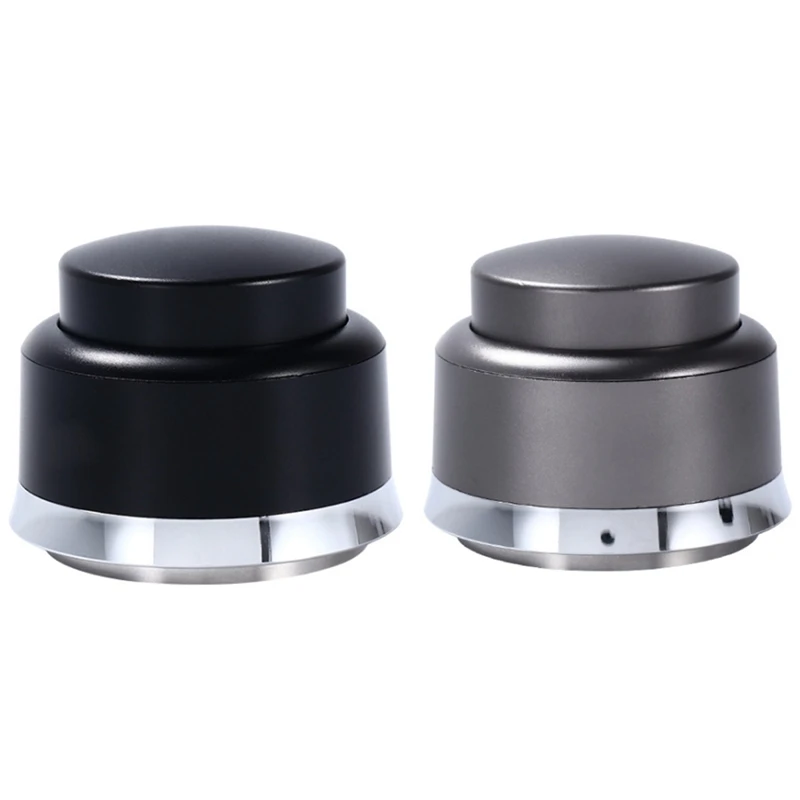 

Coffee Press 58mm Stainless Steel Flat Bottom Press Type Distributor Press Powder Hammer Coffee Maker