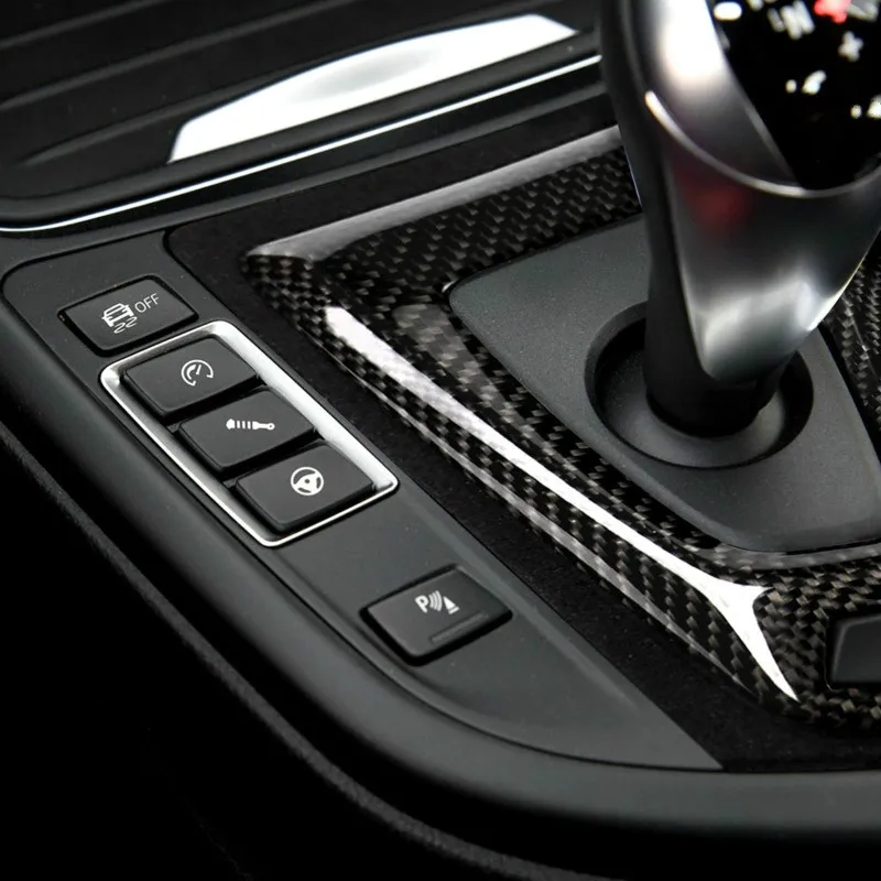 

Fit For BMW M3 M4 carbon fiber gearshift base performance suede base car accessories