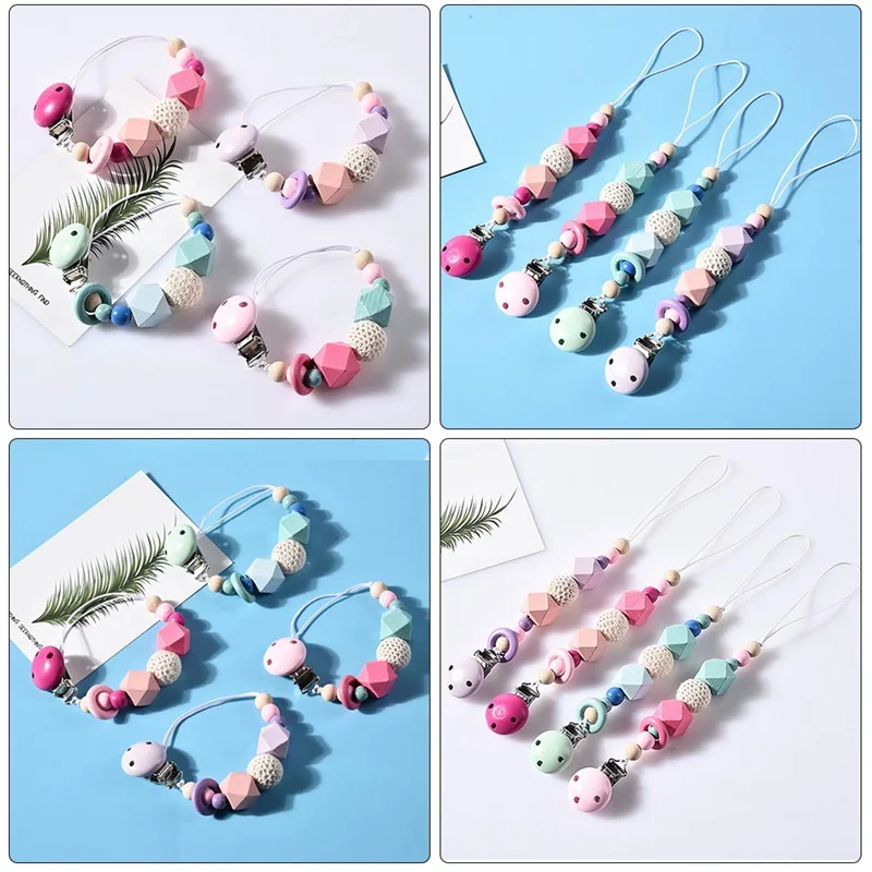 1 шт. Детская Соска с зажимом на цепочке прорезыватель цепочкой против падения