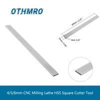 utoolmart cnc milling lathe hss square cutter tool bit bar 300mm x2025304050mm x456mm high speed steel cutting tools