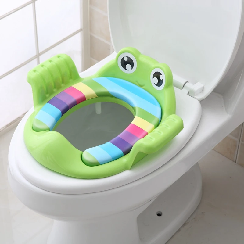 

2019 Baby Child Potty Toilet Trainer Seat Step Stool Ladder Adjustable Training Chair Comfortable Cartoon Cute Toilet Seat Kids
