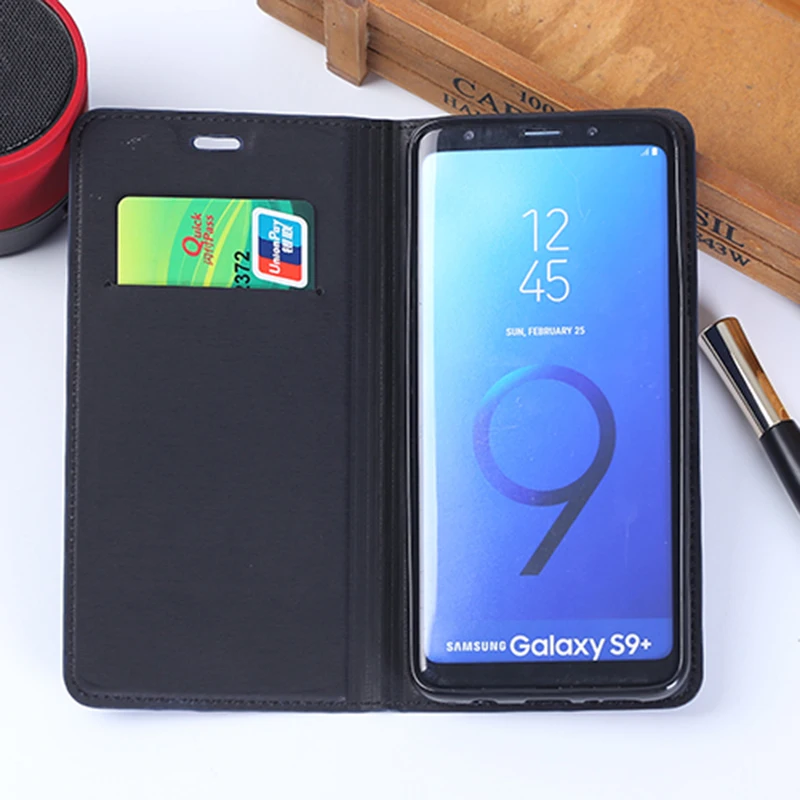 Роскошный откидной Чехол для телефона Samsung из искусственной кожи с текстурой