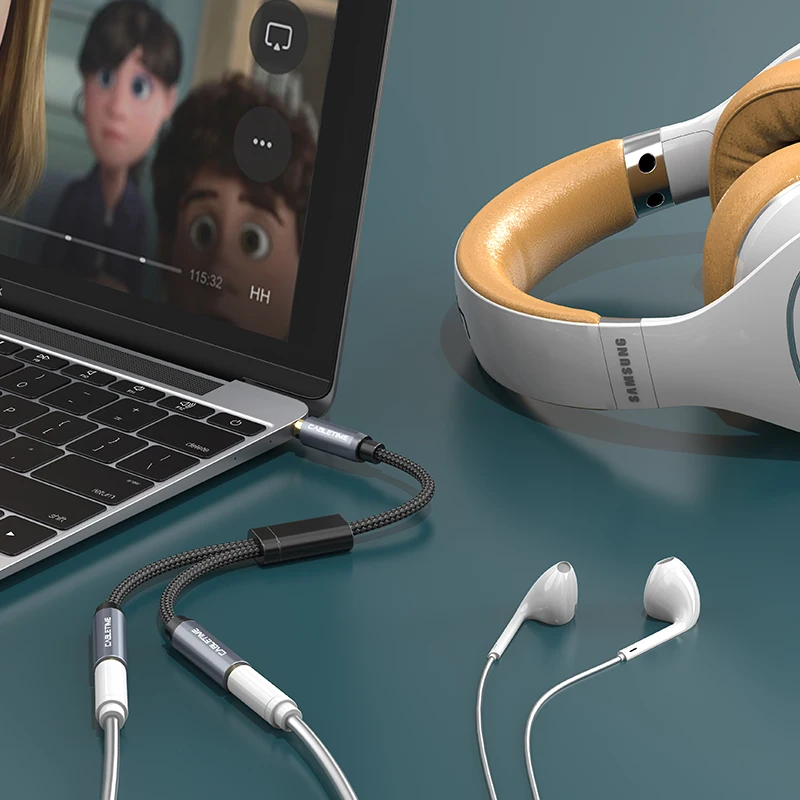 Cabletime 3 5 мм 4 Apple наушники разветвитель аудио кабель угловой штыревой соединитель