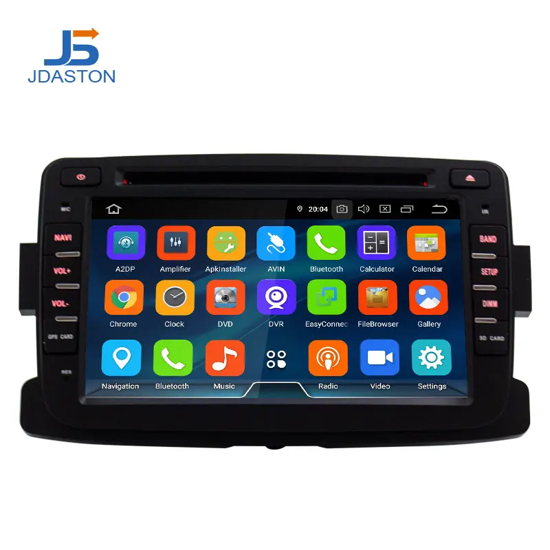 JDASTON Android 10 0 автомобильный DVD плеер для RENAULT Dacia Duster Logan WIFI мультимедийный GPS