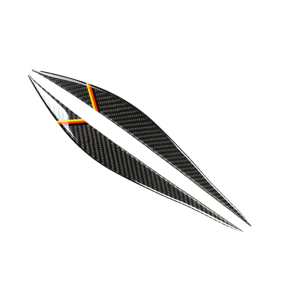 

Suitable for BMW F30 F35 F10 E90 E91 X5 F15 New Old 3 Series Carbon Fiber Modified Headlight Eyebrow Accessories 1999 2010 2019