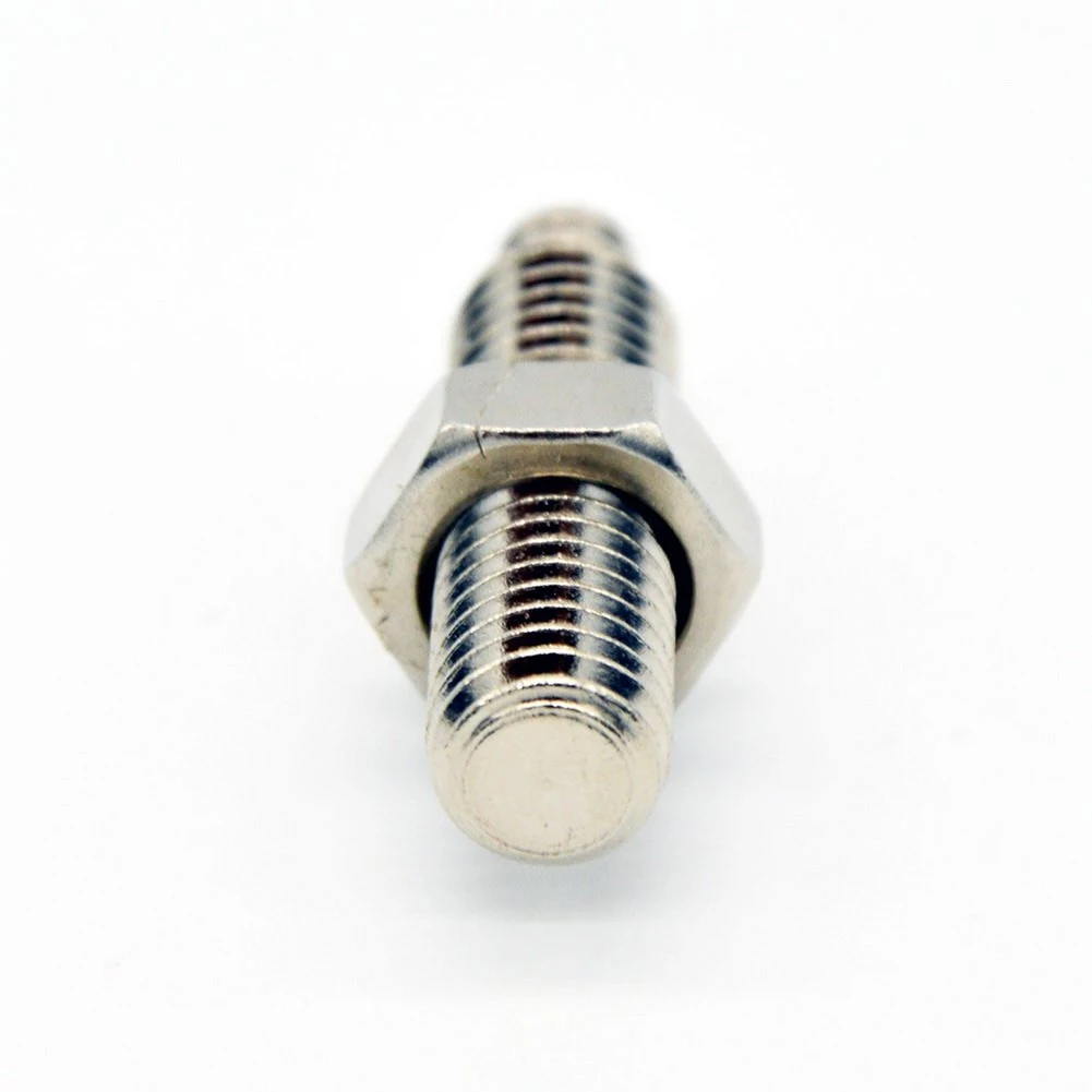 

1pc Dual Use Screw 1/4 and 3/8 Adapter Male Screw For Ball Head Tripod Monopod Chrome for Camera Flash Tripod Light Stand