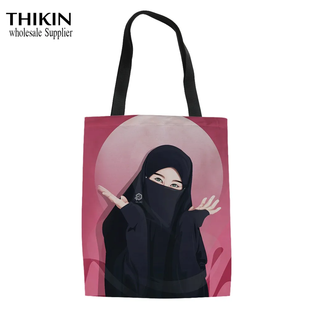 Женская сумка-тоут THIKIN хиджаб мусульманский исламский с рисунком глаз для детей