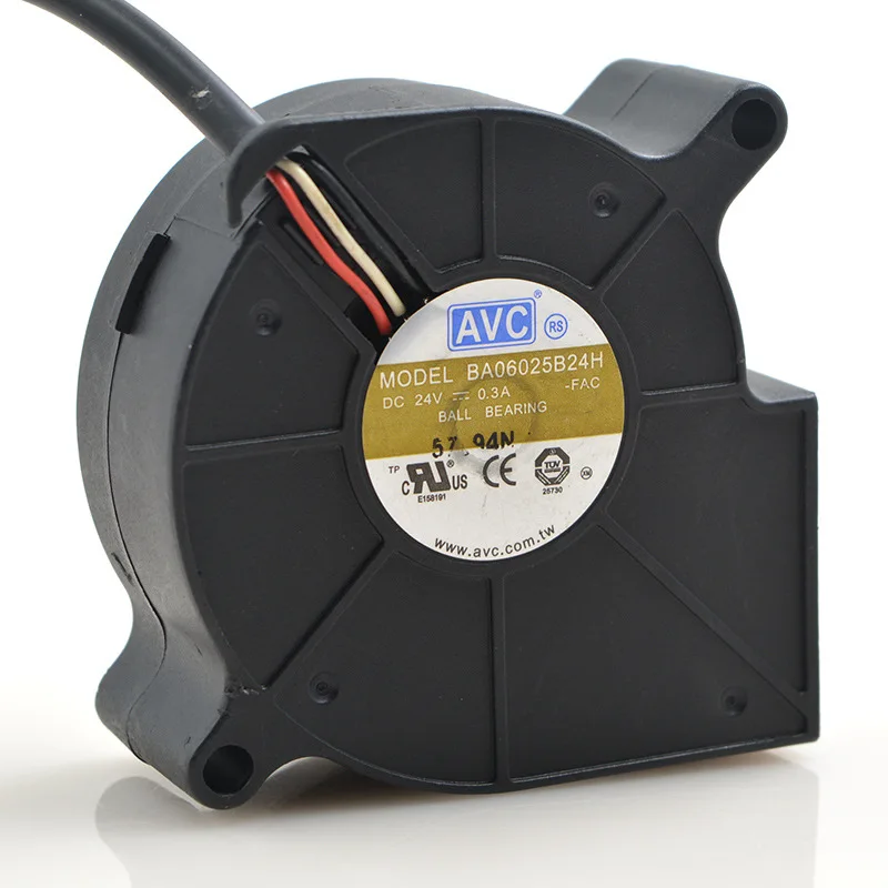 Для AVC BA06025B24H 24V 0.3A 3 линии 6 см 6025 барбекю турбины центробежные воздуходувки |