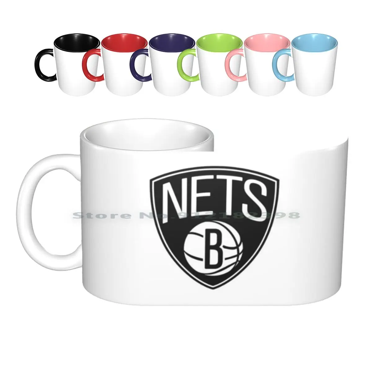 

-Бруклинские керамические кружки, кофейные чашки, кружка для молока, чая, кружка с логотипом, креативный тренд, винтажная Подарочная бутылка...