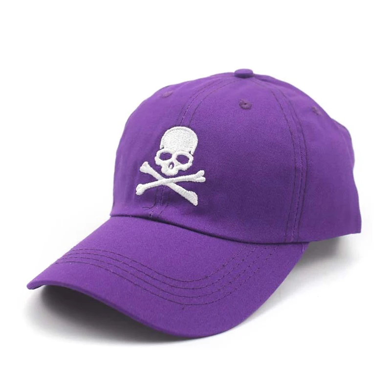 Бейсболка Мужская/женская с вышивкой черепа модная кепка в стиле хип-хоп