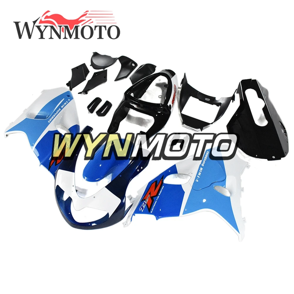 

Сине-белые Обтекатели для спортивных велосипедов Suzuki TL1000R 1998 1999 2000 2001 ABS Пластиковые обтекатели для мотоциклов